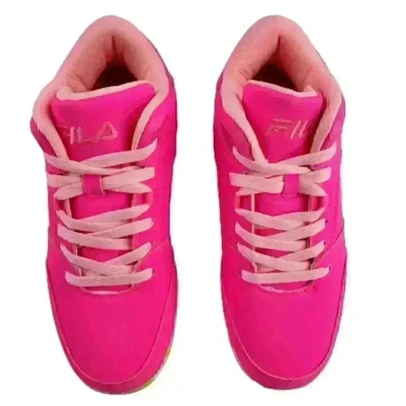 Fila Kid's Falina Mashup Sneakers Size 6 Pink - Picture 3 of 9